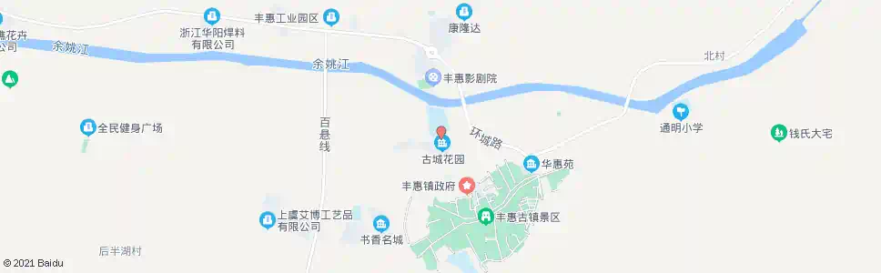 绍兴丰惠镇中_公交站地图_绍兴公交_妙搜公交查询2024