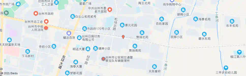 台州景元花园南_公交站地图_台州公交_妙搜公交查询2024