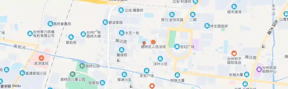 台州路桥二中_公交站地图_台州公交_妙搜公交查询2024