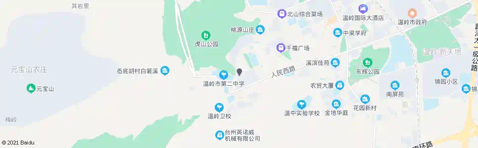 台州虎山公园_公交站地图_台州公交_妙搜公交查询2024