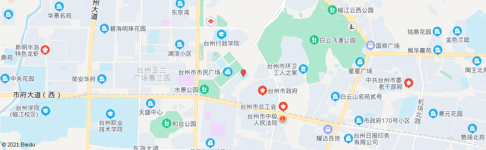 台州图书馆_公交站地图_台州公交_妙搜公交查询2024