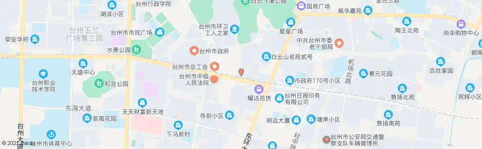 台州台州日报社_公交站地图_台州公交_妙搜公交查询2024