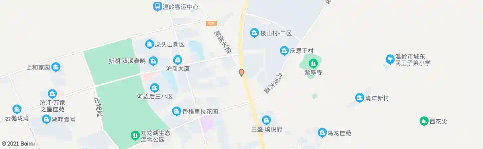 台州天岭装饰城_公交站地图_台州公交_妙搜公交查询2024