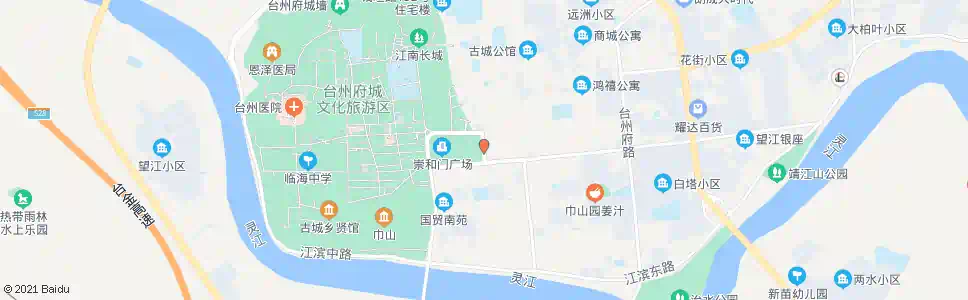 台州崇和门_公交站地图_台州公交_妙搜公交查询2024