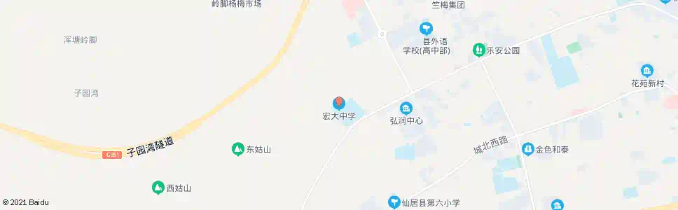 台州宏大中学_公交站地图_台州公交_妙搜公交查询2024