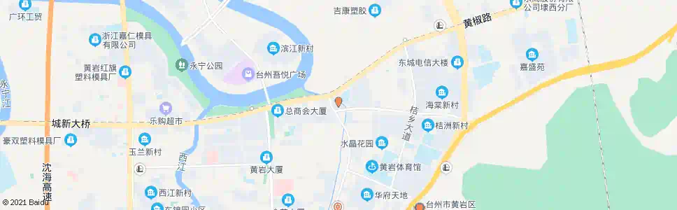 台州黄岩交通大厦_公交站地图_台州公交_妙搜公交查询2024