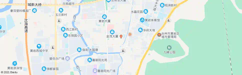 台州中艺大厦_公交站地图_台州公交_妙搜公交查询2024