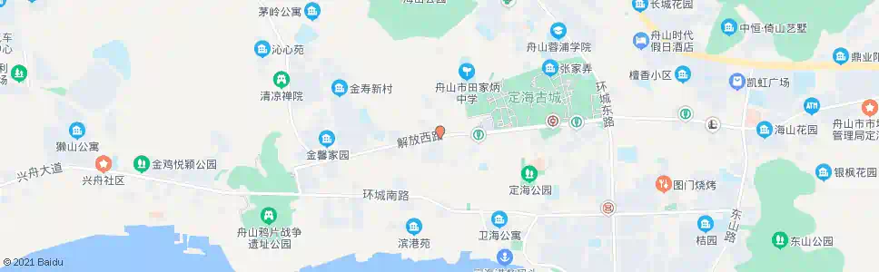 舟山西关新村_公交站地图_舟山公交_妙搜公交查询2024